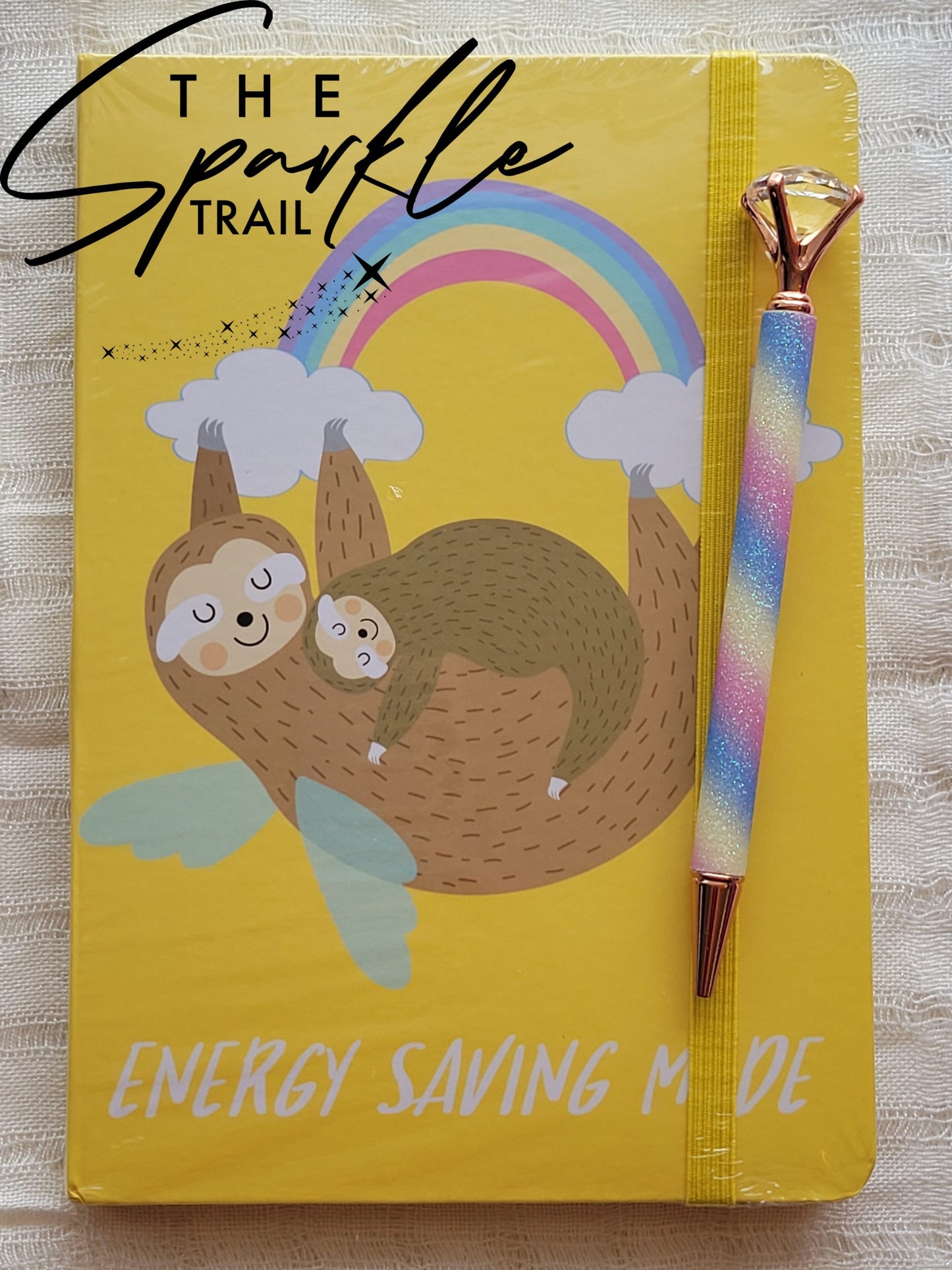 Sloth Rainbow Notebook