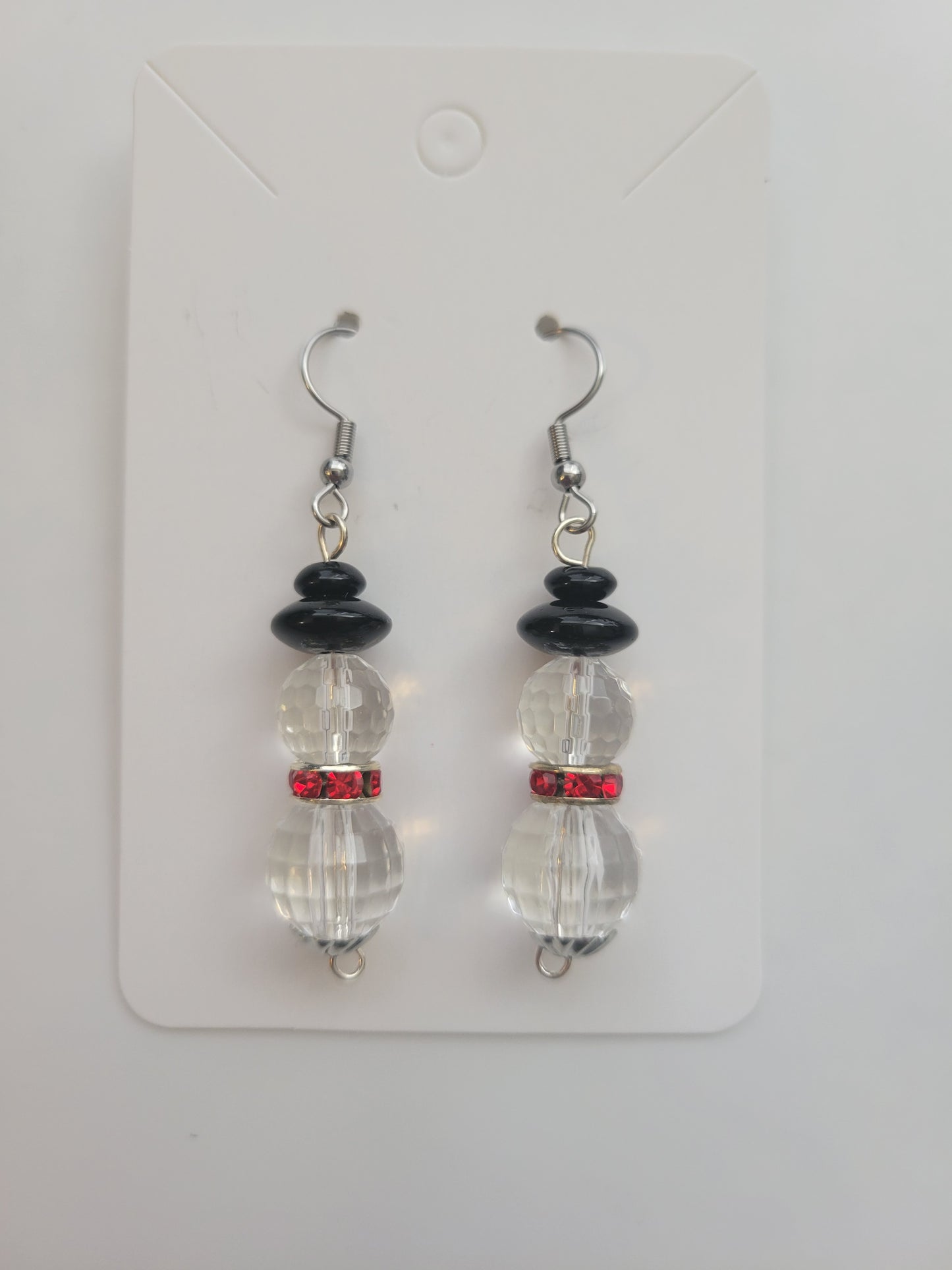 Crystal Snowman Earrings