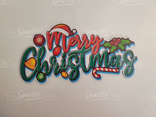 Merry Christmas Fridge Magnet