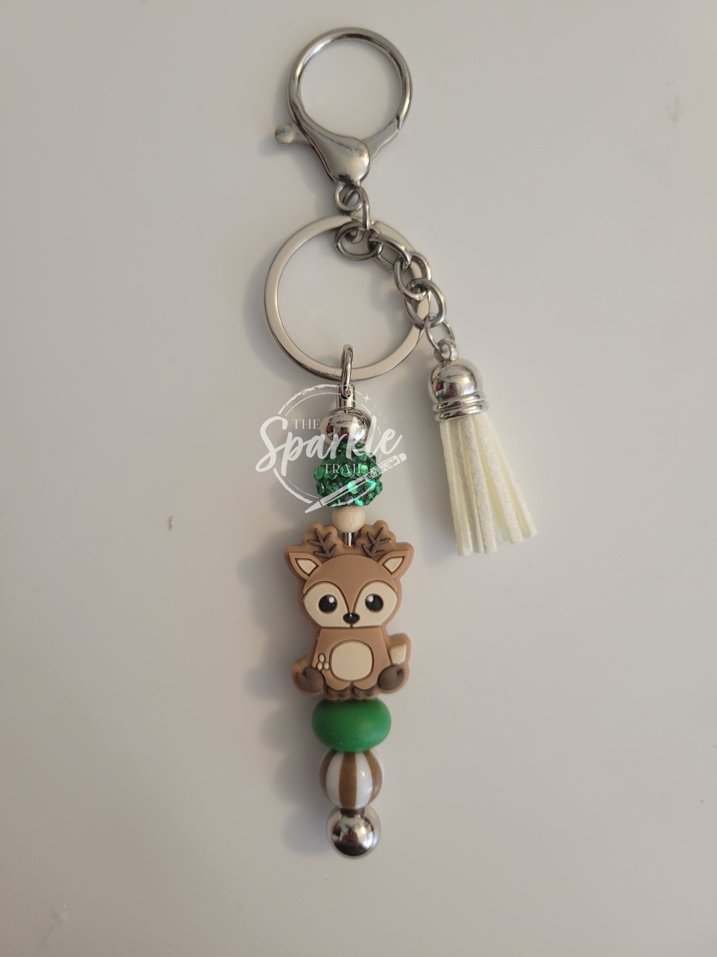 Green Reindeer Purse Clip